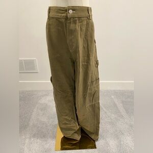 H&M Khaki Cargo Pants for Women